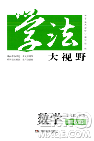 湖南教育出版社2024年春学法大视野七年级数学下册湘教版答案