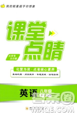 四川大学出版社2024年春课堂点睛八年级英语下册外研版参考答案