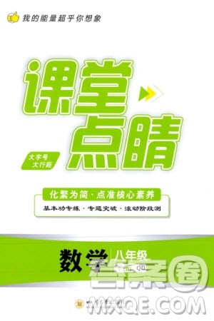 四川大学出版社2024年春课堂点睛八年级数学下册青岛版参考答案