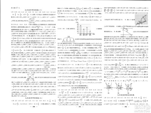 四川大学出版社2024年春课堂点睛九年级数学下册人教版安徽专版参考答案