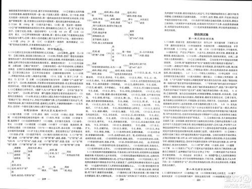 四川大学出版社2024年春课堂点睛九年级语文下册人教版安徽专版参考答案