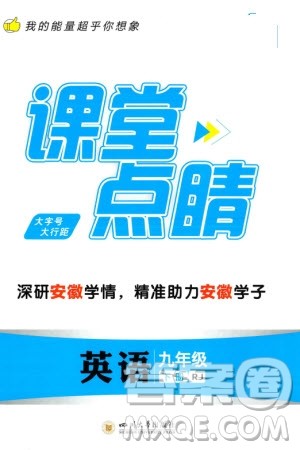 四川大学出版社2024年春课堂点睛九年级英语下册人教版安徽专版参考答案