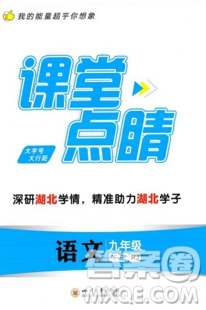 四川大学出版社2024年春课堂点睛九年级语文下册人教版湖北专版参考答案