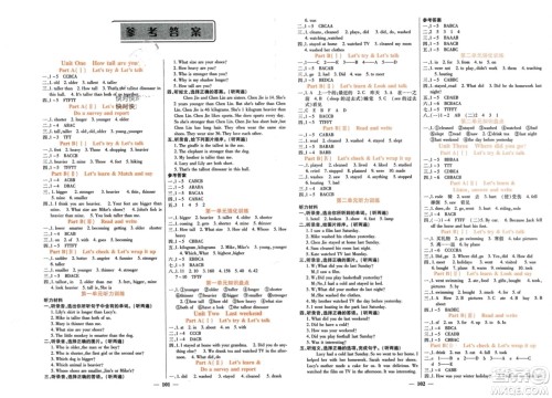 长江少年儿童出版社2024年春课堂点睛六年级英语下册人教版参考答案 长江少年儿童出版社2024年春课堂点睛六年级英语下册人教版参考答案