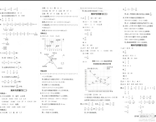 新疆青少年出版社2024年春海淀单元测试AB卷五年级数学下册青岛版答案 新疆青少年出版社2024年春海淀单元测试AB卷五年级数学下册青岛版答案