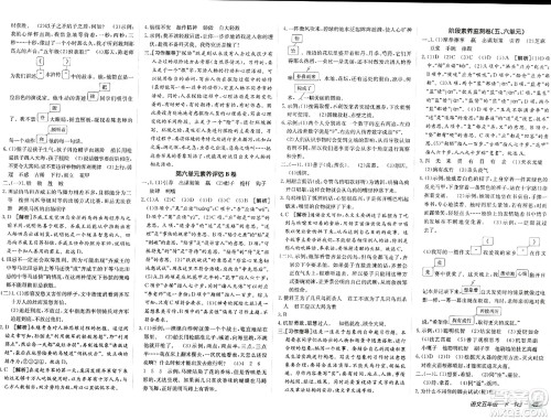 新疆青少年出版社2024年春海淀单元测试AB卷五年级语文下册人教版答案 新疆青少年出版社2024年春海淀单元测试AB卷五年级语文下册人教版答案