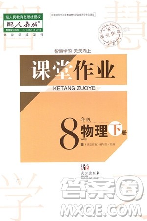 武汉出版社2024年春智慧学习天天向上课堂作业八年级物理下册人教版答案