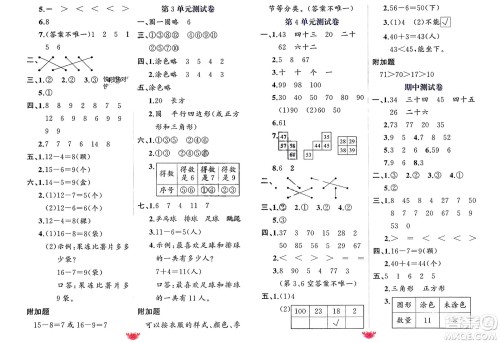 新疆青少年出版社2024年春原创新课堂一年级数学下册人教版参考答案 新疆青少年出版社2024年春原创新课堂一年级数学下册人教版参考答案
