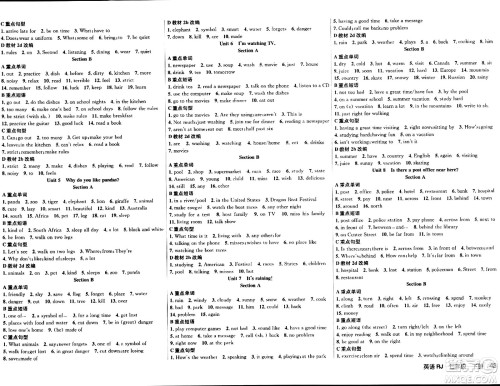 安徽师范大学出版社2024年春课时夺冠七年级英语下册人教版答案 安徽师范大学出版社2024年春课时夺冠七年级英语下册人教版答案