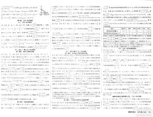 安徽师范大学出版社2024年春课时夺冠七年级数学下册人教版答案 安徽师范大学出版社2024年春课时夺冠七年级数学下册人教版答案