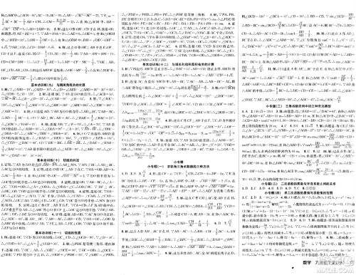 安徽师范大学出版社2024年春课时夺冠九年级数学下册北师大版答案 安徽师范大学出版社2024年春课时夺冠九年级数学下册北师大版答案