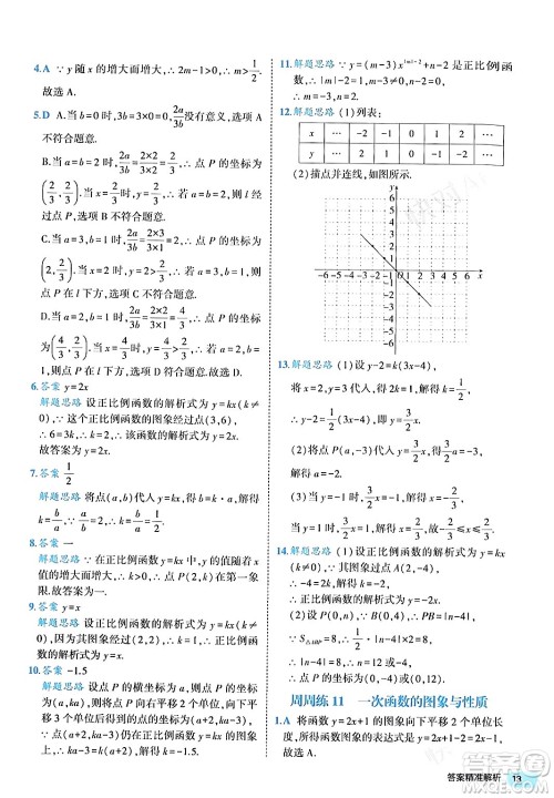 西安出版社2024年春53初中全优卷八年级数学下册人教版答案