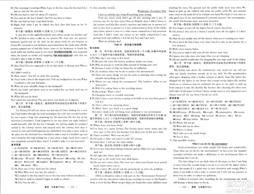 新疆青少年出版社2024年春原创新课堂九年级英语下册人教版河南专版参考答案 新疆青少年出版社2024年春原创新课堂九年级英语下册人教版河南专版参考答案