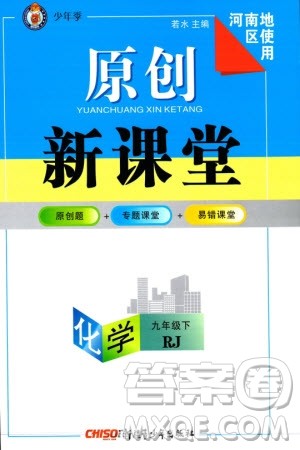 新疆青少年出版社2024年春原创新课堂九年级化学下册人教版河南专版参考答案