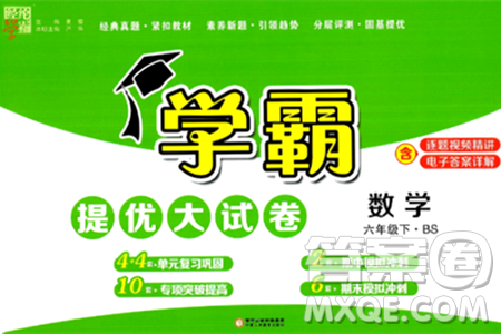 宁夏人民教育出版社2024年春学霸提优大试卷六年级数学下册北师大版答案