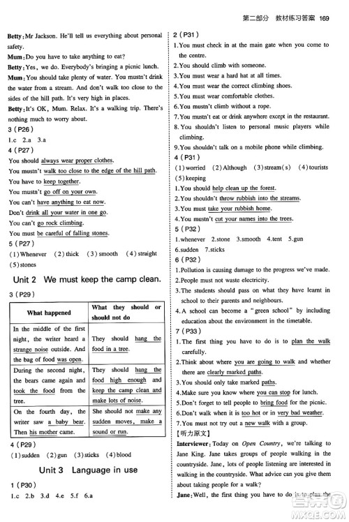 首都师范大学出版社2024年春初中同步5年中考3年模拟九年级英语下册外研版答案 首都师范大学出版社2024年春初中同步5年中考3年模拟九年级英语下册外研版答案