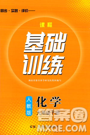 湖南少年儿童出版社2024年春同步实践评价课程基础训练九年级化学下册人教版答案