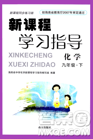 南方出版社2024年春新课程学习指导九年级化学下册人教版答案