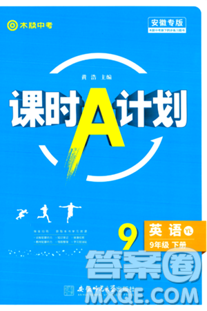 安徽师范大学出版社2024年春课时A计划九年级英语下册译林版安徽专版答案