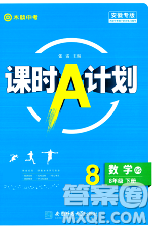 安徽师范大学出版社2024年春课时A计划八年级数学下册北师大版安徽专版答案