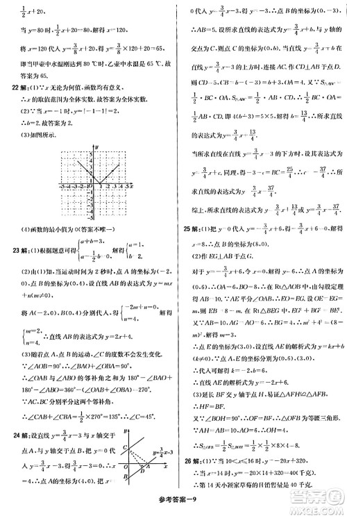 北京教育出版社2024年春1+1轻巧夺冠优化训练八年级数学下册人教版答案