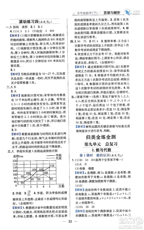 陕西人民教育出版社2024年春小学教材全练六年级数学下册人教版答案