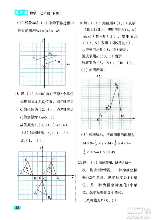 西安出版社2024年春课课练同步训练七年级数学下册人教版答案 西安出版社2024年春课课练同步训练七年级数学下册人教版答案