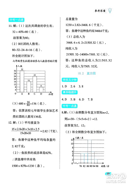 西安出版社2024年春课课练同步训练七年级数学下册人教版答案 西安出版社2024年春课课练同步训练七年级数学下册人教版答案