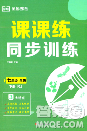 西安出版社2024年春课课练同步训练七年级生物下册人教版答案 西安出版社2024年春课课练同步训练七年级生物下册人教版答案