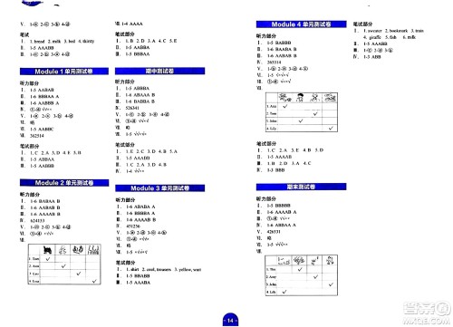 华中科技大学出版社2024年春英波图书课堂在线二年级英语下册深圳专版答案
