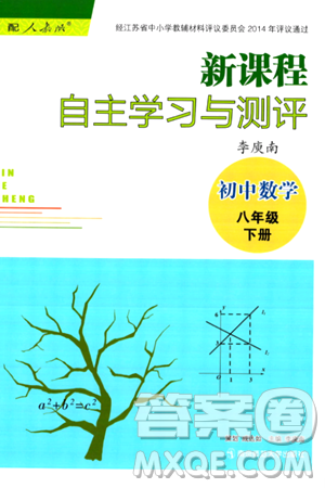 南京师范大学出版社2024年春新课程自主学习与测评八年级数学下册人教版答案 南京师范大学出版社2024年春新课程自主学习与测评八年级数学下册人教版答案