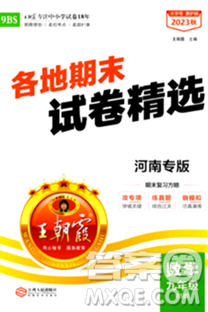 江西人民出版社2024年春王朝霞各地期末试卷精选九年级数学下册北师大版河南专版答案