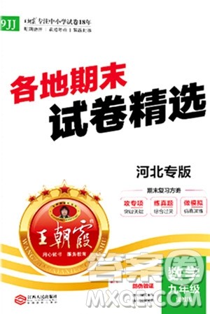 江西人民出版社2024年春王朝霞各地期末试卷精选九年级数学下册冀教版河北专版答案