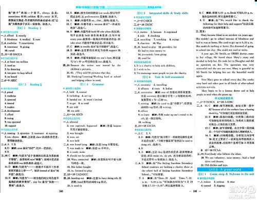 安徽教育出版社2024年春新编基础训练八年级英语下册译林版安徽专版答案