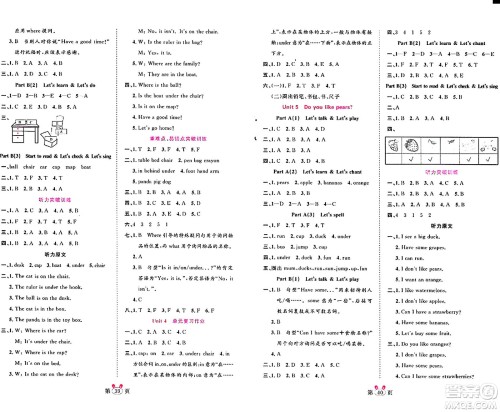安徽师范大学出版社2024年春训练达人三年级英语下册人教PEP版浙江专版答案 安徽师范大学出版社2024年春训练达人三年级英语下册人教PEP版浙江专版答案