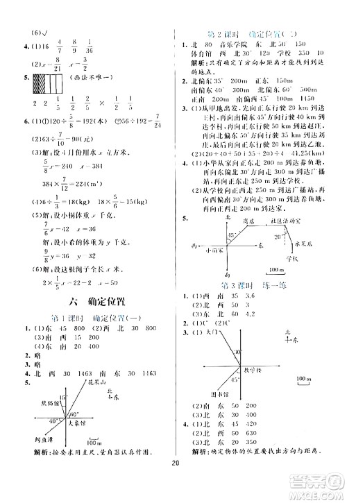 阳光出版社2024年春亮点激活提优天天练五年级数学下册北师大版答案 阳光出版社2024年春亮点激活提优天天练五年级数学下册北师大版答案