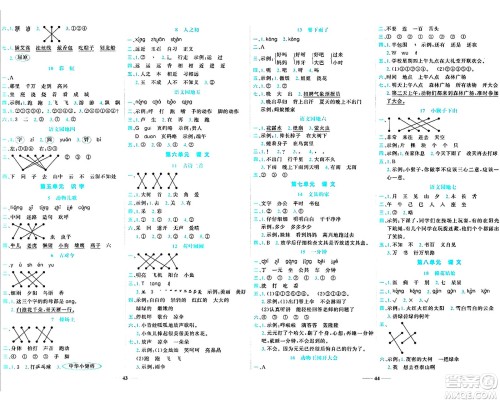 天津科学技术出版社2024年春名师课堂一年级语文下册课标版答案 天津科学技术出版社2024年春名师课堂一年级语文下册课标版答案