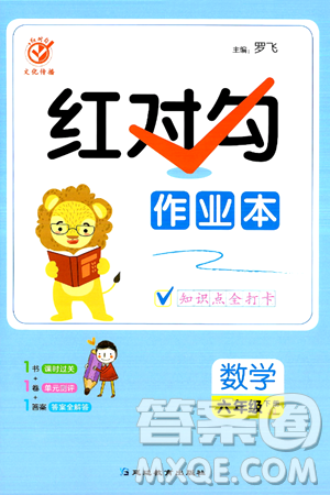 延边教育出版社2024年春红对勾作业本六年级数学下册冀教版答案 延边教育出版社2024年春红对勾作业本六年级数学下册冀教版答案