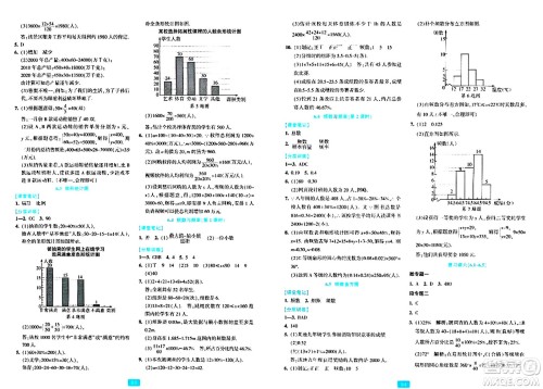 浙江教育出版社2024年春精准学与练七年级数学下册浙教版答案