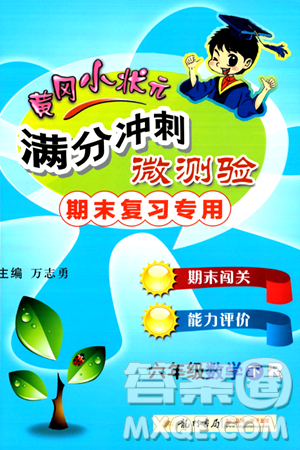 龙门书局2024年春黄冈小状元满分冲刺微测验期末复习专用六年级数学下册人教版答案
