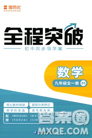 延边大学出版社2024年春全程突破初中同步导学案九年级数学下册人教版答案