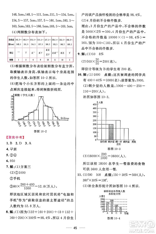 吉林教育出版社2024年春三维数字课堂七年级数学下册人教版答案