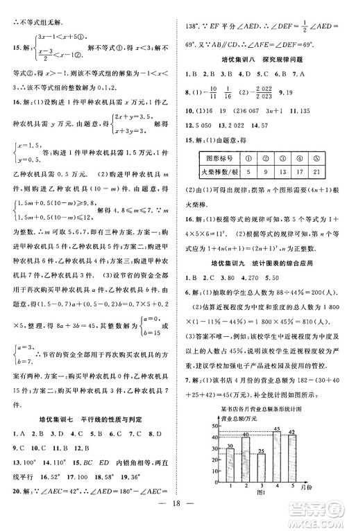南方出版社2024年春新活力暑假总动员七年级数学全一册人教版答案 南方出版社2024年春新活力暑假总动员七年级数学全一册人教版答案