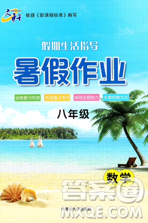 内蒙古大学出版社2024年春文轩假期生活指导暑假作业八年级数学课标版答案