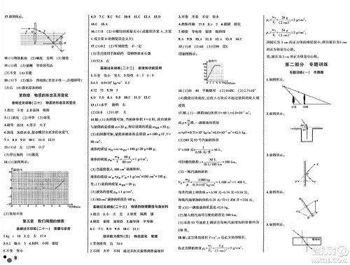 安徽大学出版社2024年春假期总动员暑假必刷题八年级物理沪粤版答案 安徽大学出版社2024年春假期总动员暑假必刷题八年级物理沪粤版答案