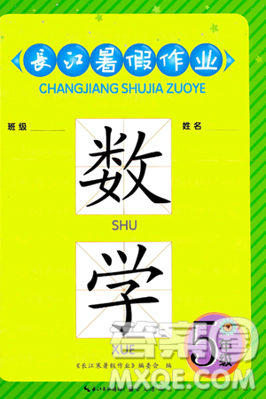 崇文书局2024年长江暑假作业五年级数学通用版答案