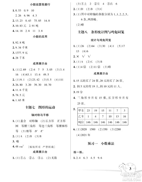 湖南师范大学出版社2024年暑假学习与生活假日知新四年级数学通用版答案 湖南师范大学出版社2024年暑假学习与生活假日知新四年级数学通用版答案