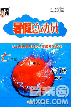 宁夏人民教育出版社2024年经纶学典暑假总动员七年级英语外研版答案