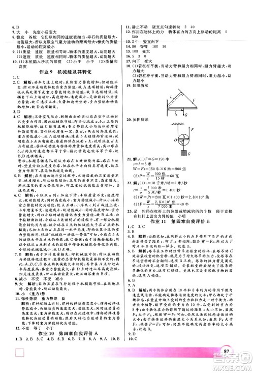 上海大学出版社2024年钟书金牌暑假作业导与练八年级物理上海专版答案 上海大学出版社2024年钟书金牌暑假作业导与练八年级物理上海专版答案