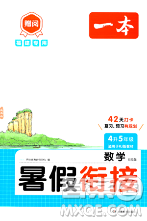 湖南教育出版社2024年一本暑假衔接4升5年级数学人教版福建专版答案